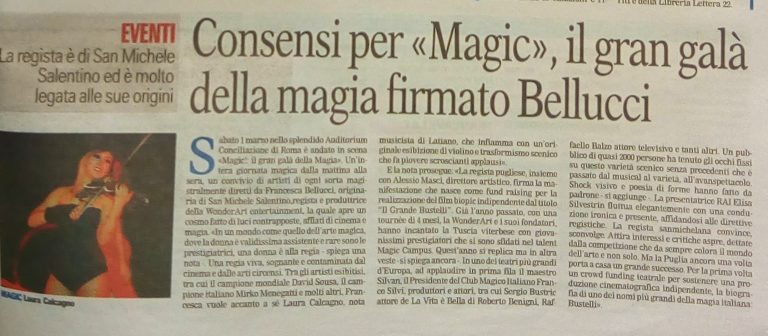 Magic 2014 - La Gazzetta del Mezzogiorno - 20 marzo 2014