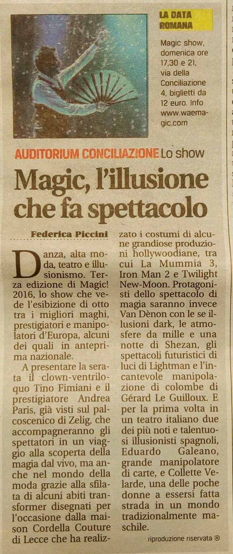 Magic 2016 - Leggo - 8 aprile 2016